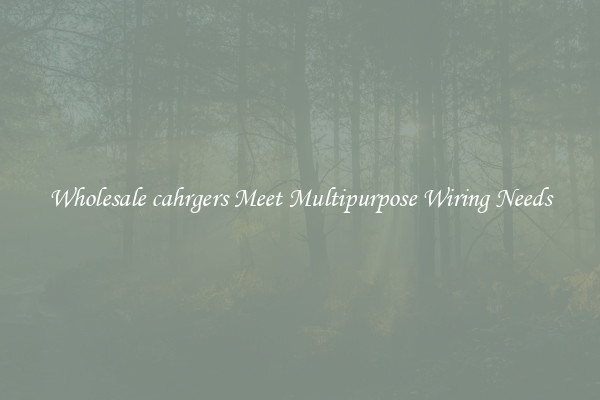 Wholesale cahrgers Meet Multipurpose Wiring Needs