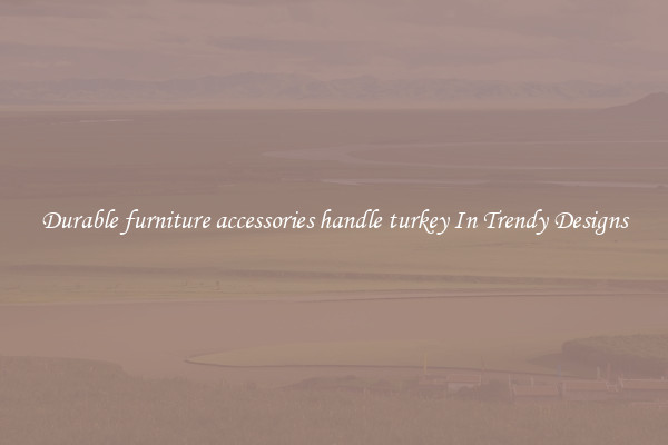 Durable furniture accessories handle turkey In Trendy Designs
